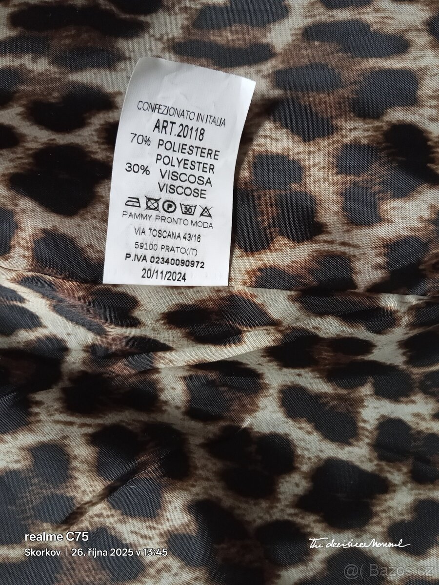 Teplé italské bundo sako vel42. Nové - 7