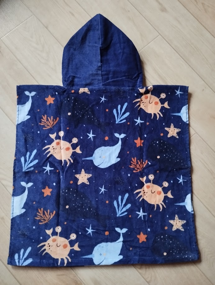 Dětské pončo 55x110 cm-Kosmonaut / Mořský svět N.O.V.É. - 7