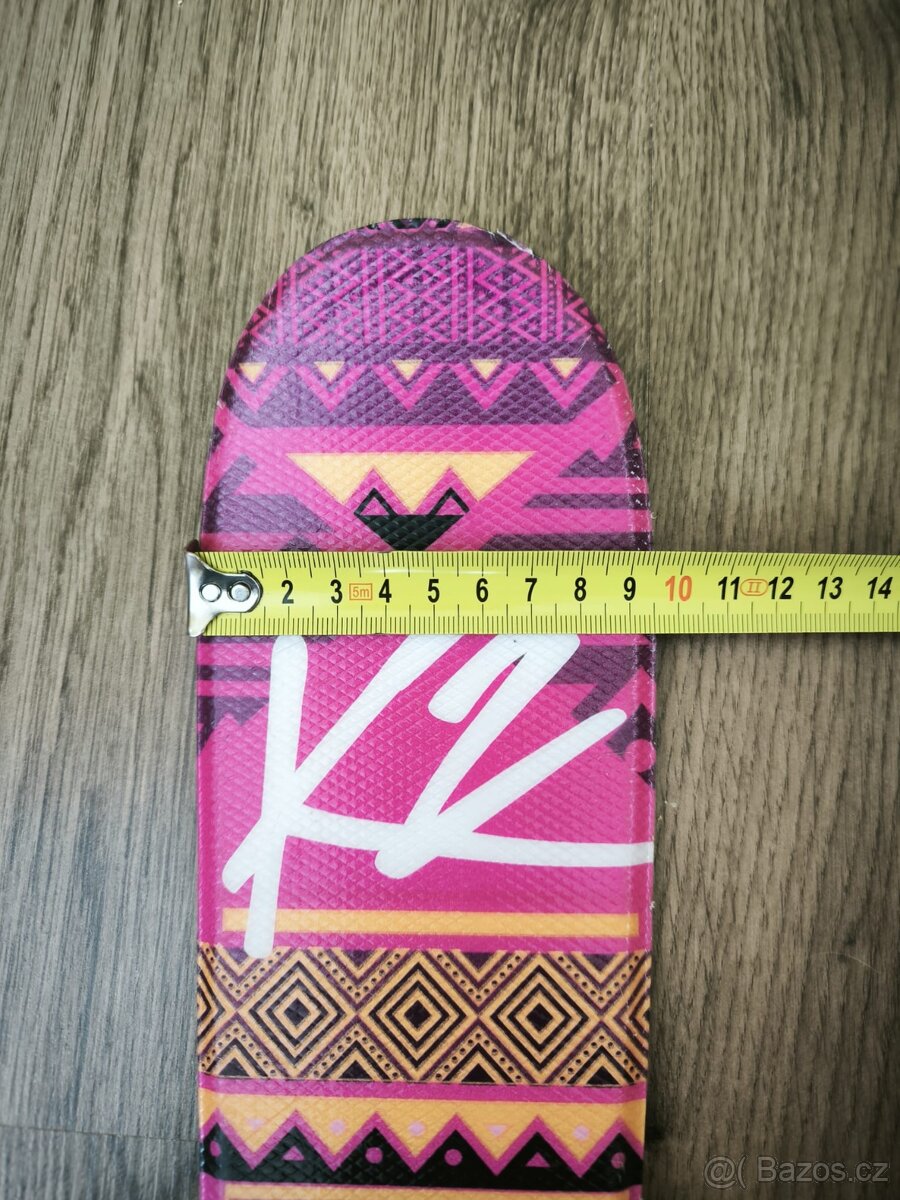 Prodám dětské lyže K2 76 s botami - 7