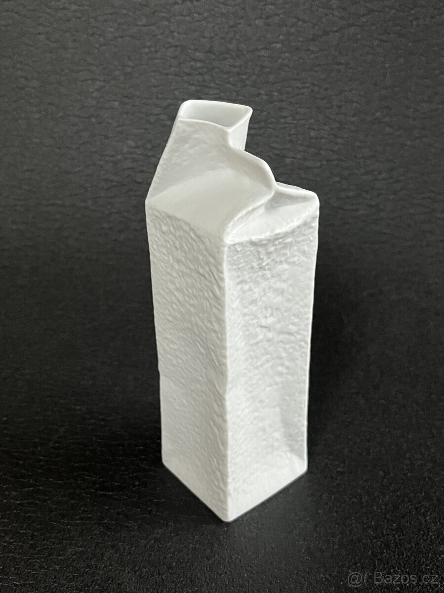 Rosenthal Porcelánová váza Milk Carton 16 cm, F. Yang - 7