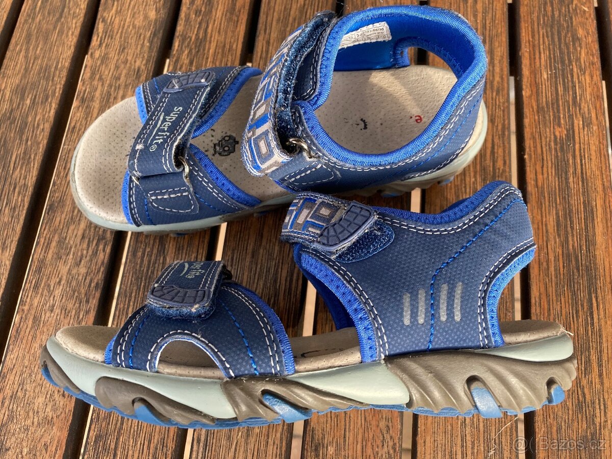 Sandály Superfit modré 30 + bačkory zdarma - 7