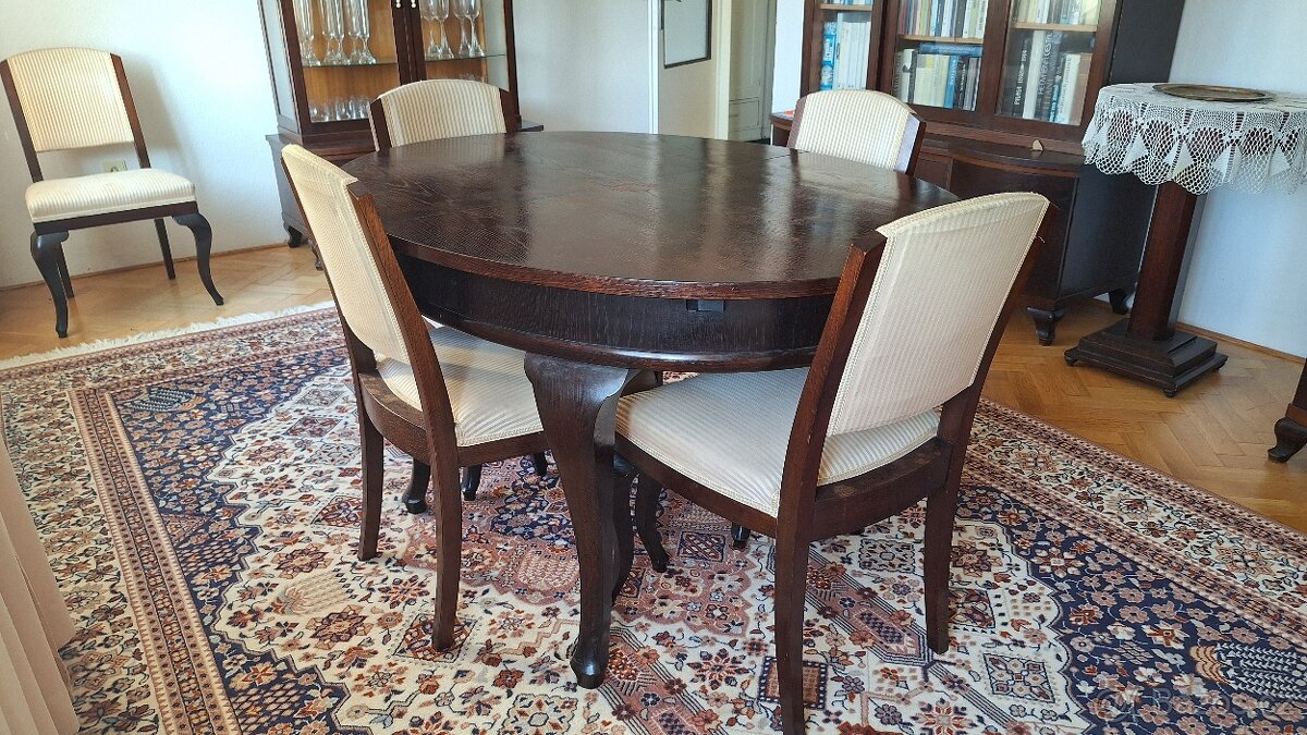 Starožitný nábytek - jídelna masiv - 7