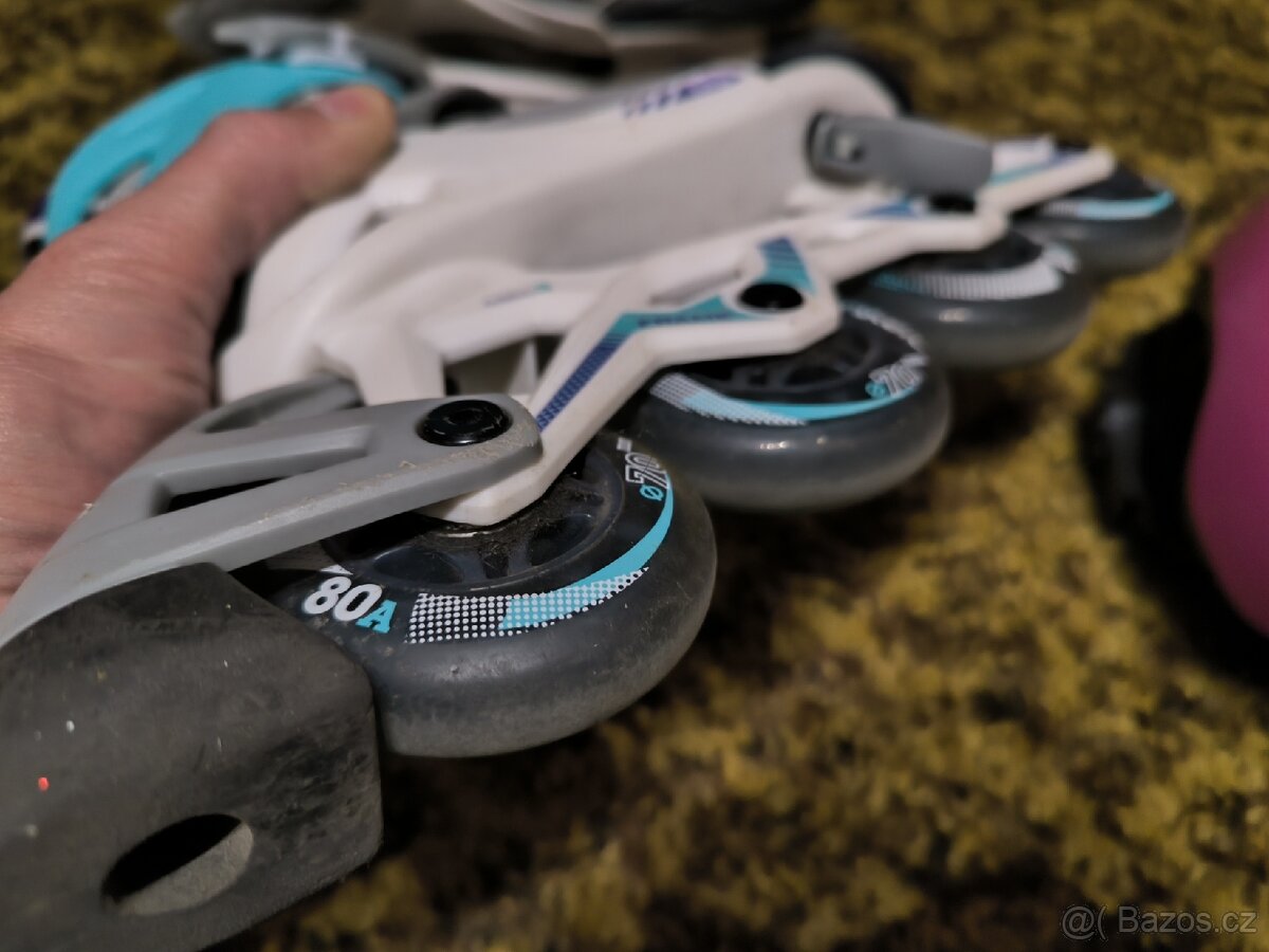 Kolečkové brusle Oxelo+helma - 7