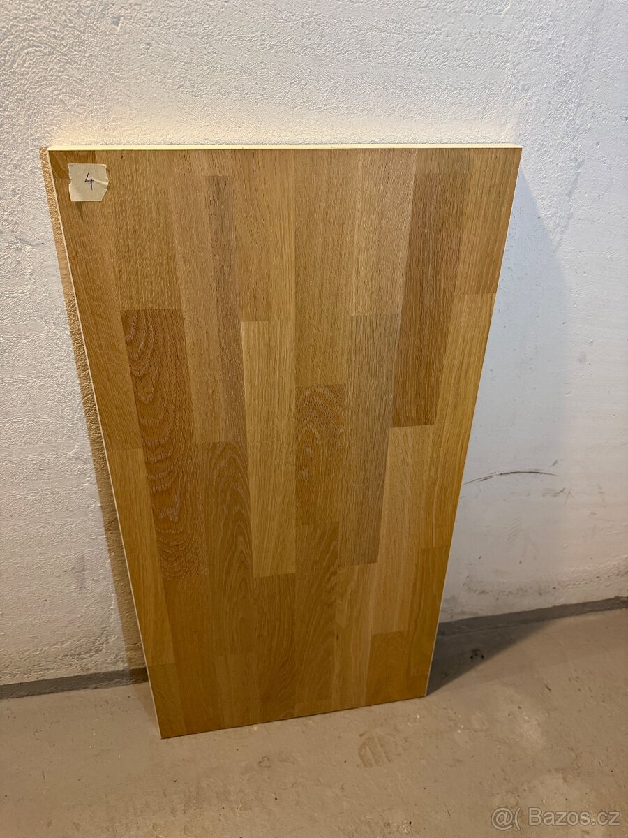 Stolová deska mix dekorů dub masiv - 7