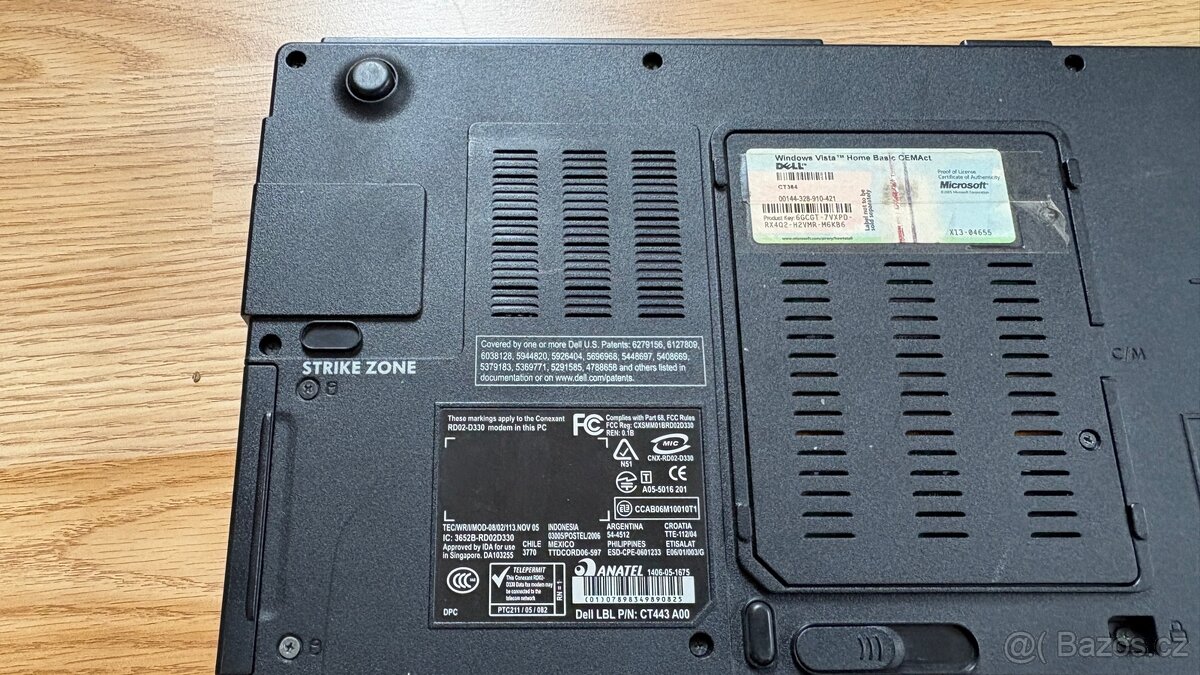 Notebook Dell Vostro 1000 Plně funkční - 7