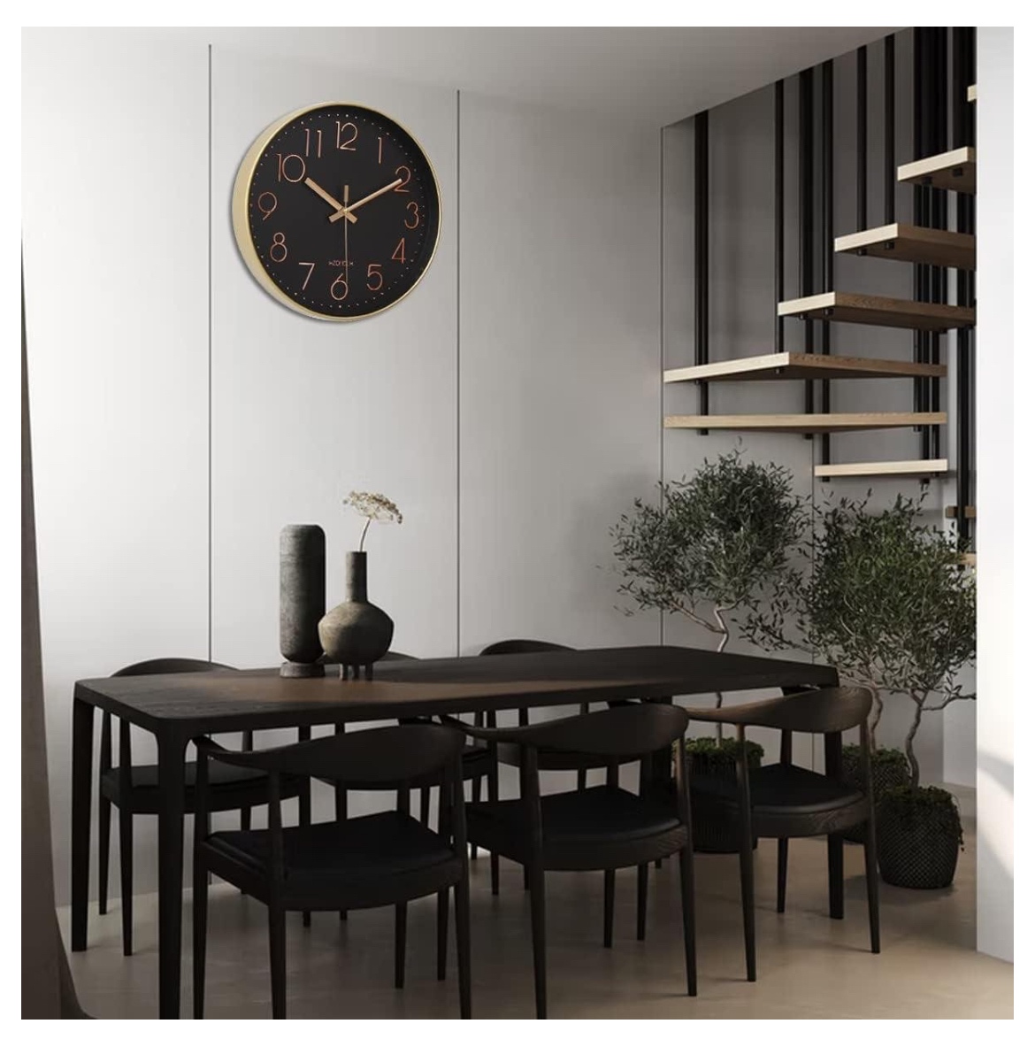 Velké Nástěnné Hodiny, Radio 🛜 Samonastavitelné , Tiché, 30 - 7