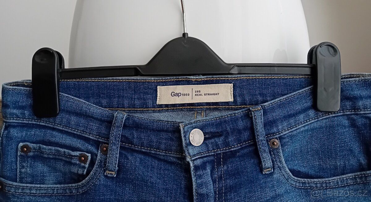 GAP dámské džíny Real Straight vel. M - 7
