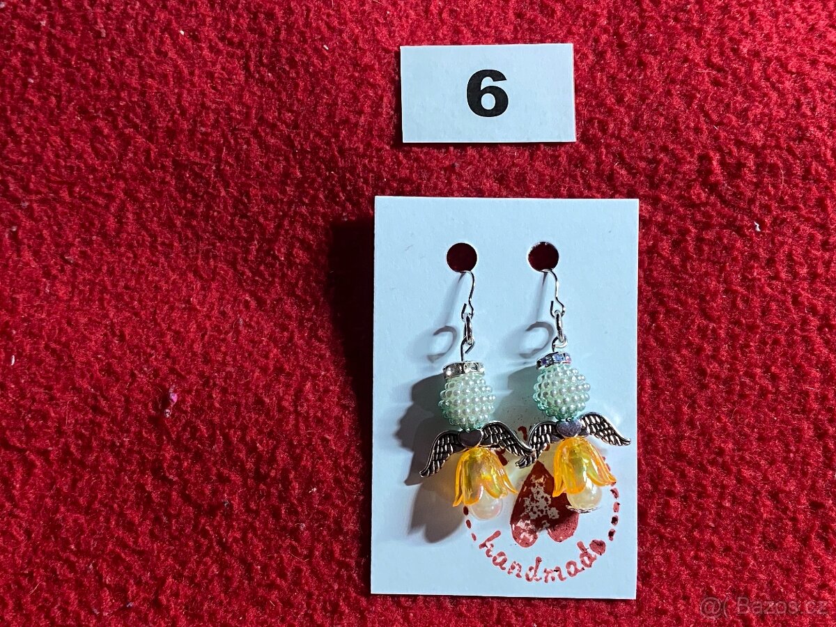 Naušnice - andílek - více variant - 7