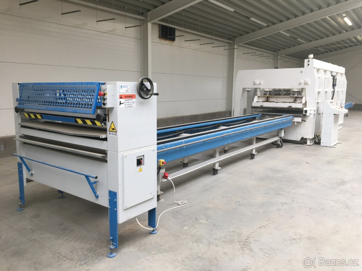 Průběžný dýhovací lis ORMA - 5100 x 1400 mm - 7