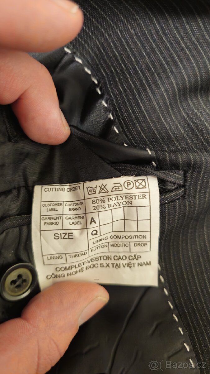 Pánský oblek (sako + kalhoty) - 7