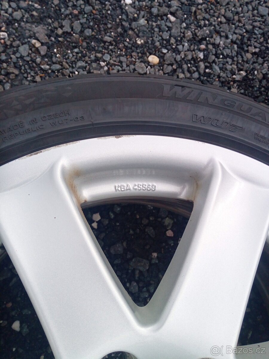 Zimní alu kola R 17, 5x112, vč. pneu 205/50 R 17 - 7