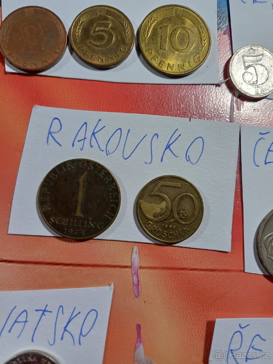 Staré mince že zemí evropy - 7