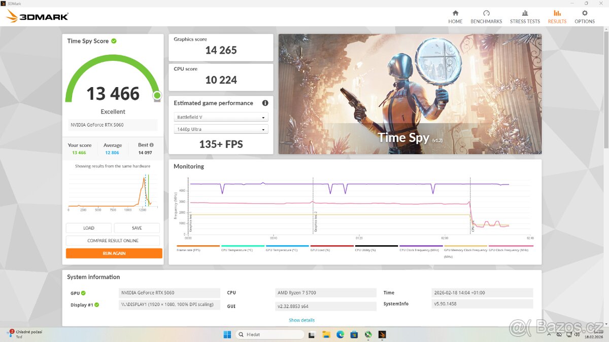 Herní PC/Ryzen 7/RTX 5060/32GB RAM/1TB NVMe - 7
