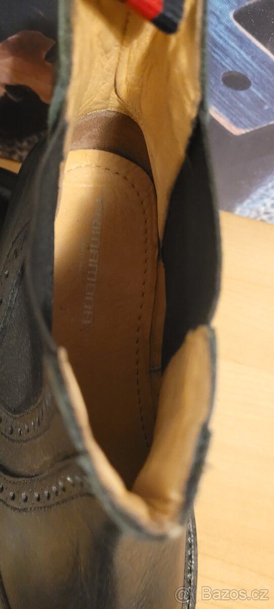 Kožené kotníkové boty - 7