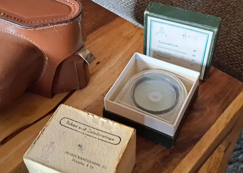 EXAKTA VAREX IIa +ZEISS 2.8/50 a 4.5/40 + 5.5/180 - 7