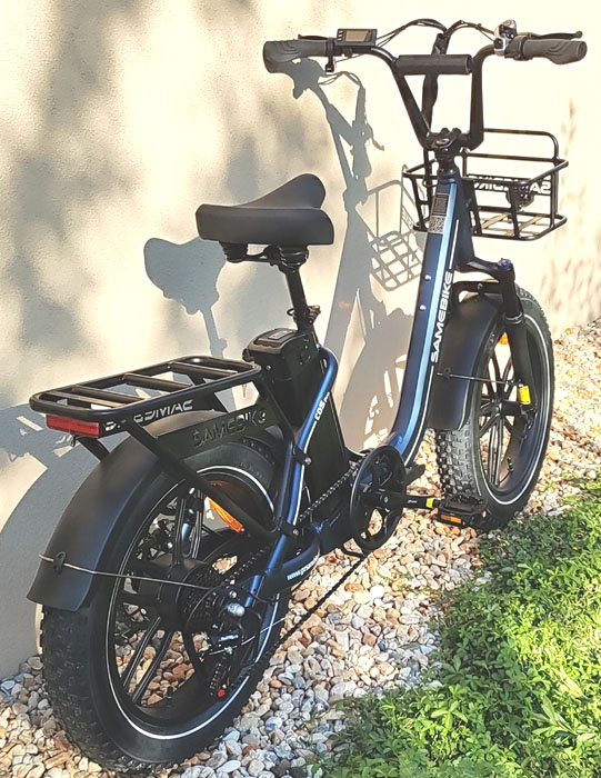 Elektrické skládací kolo FAT BIKE ALUMINIUM rám 500W motor - 7