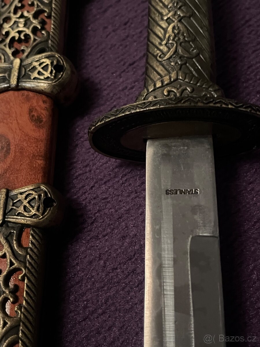 Sada 3 dekorativních mečů/dýk – 50 cm + 60 cm - 7