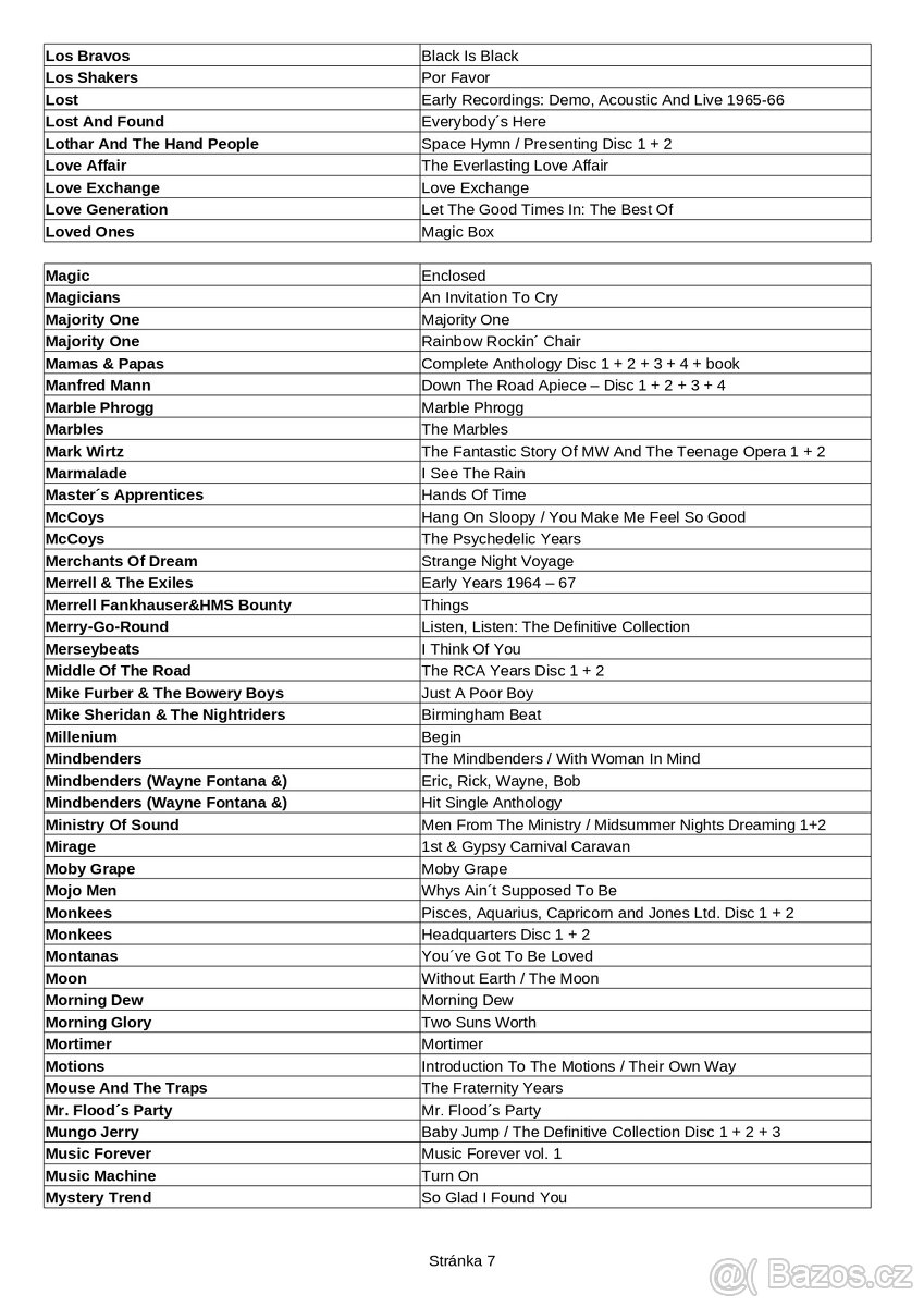 600 originálních CD s hudbou 60. let - 7