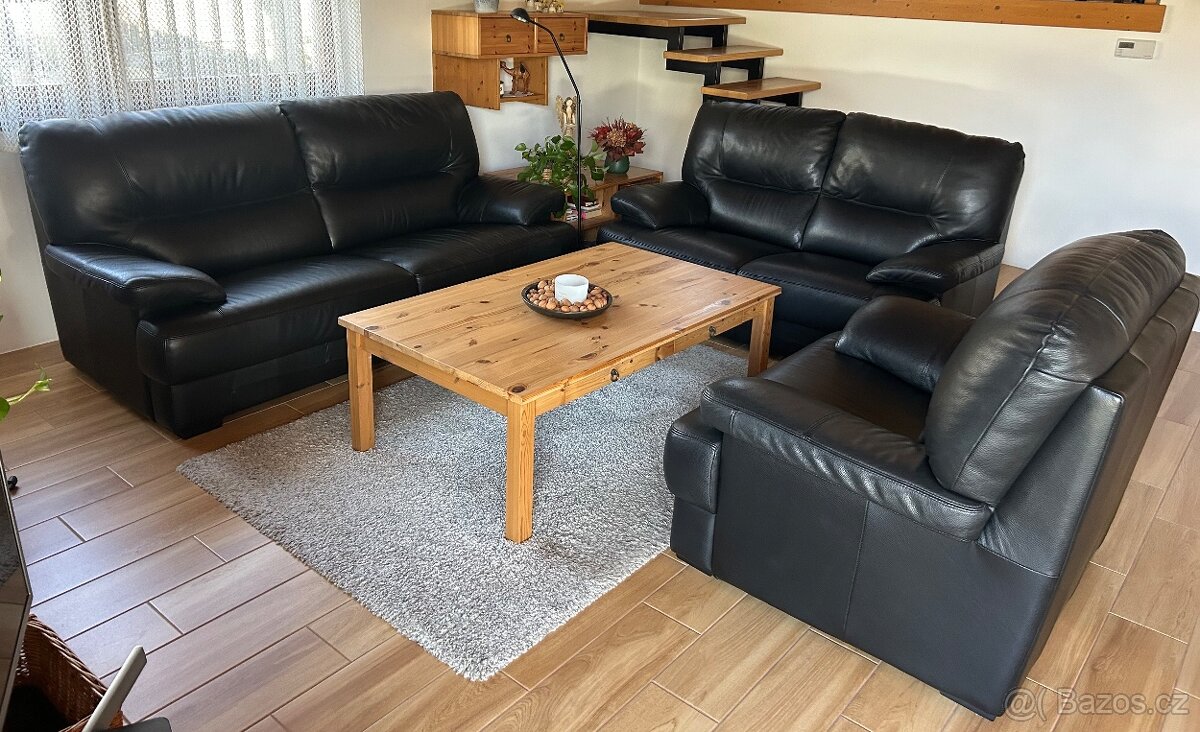 Kožená sedací souprava - 7