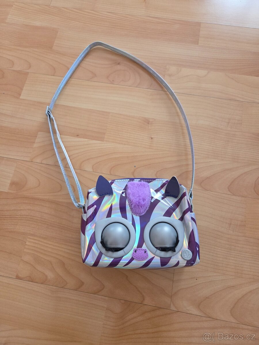Holčičí mrkací kabelka - zebra - 7