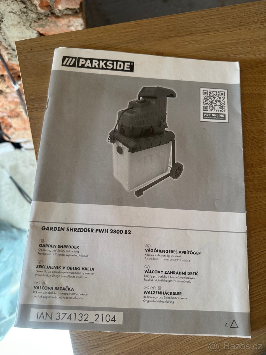Válcový drtič štěpkovač Parkside Scheppach - 7