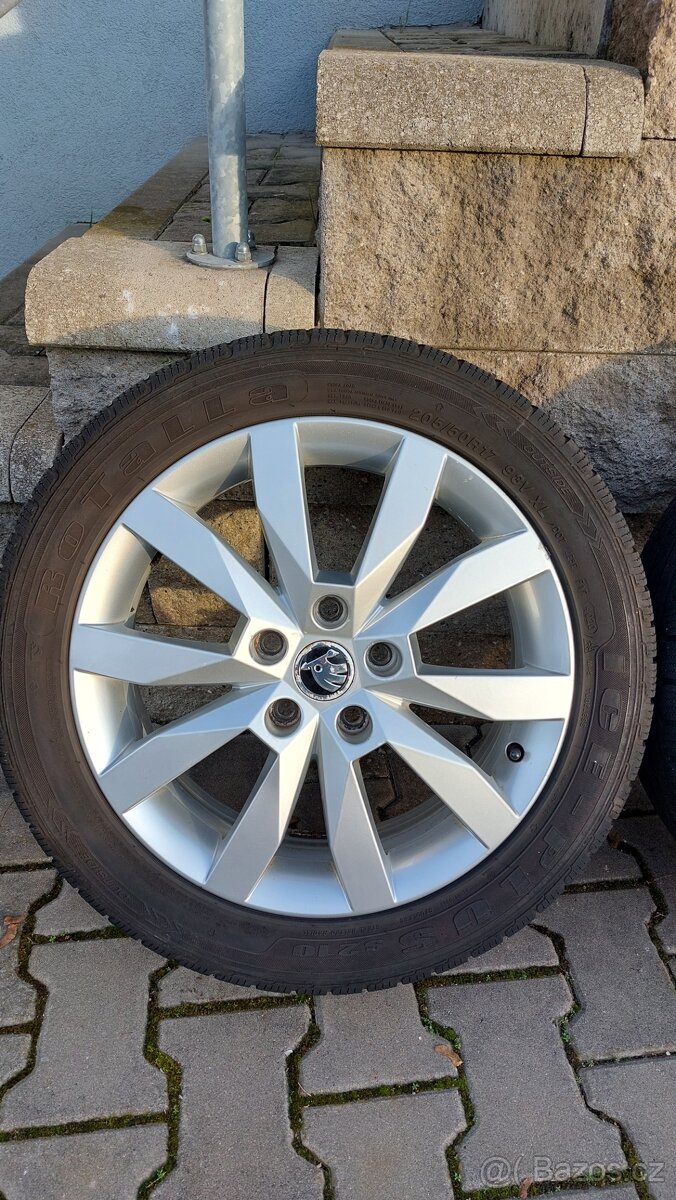 alu Kola 5x112 r17 Crystal škoda Octaviia III Face - 7
