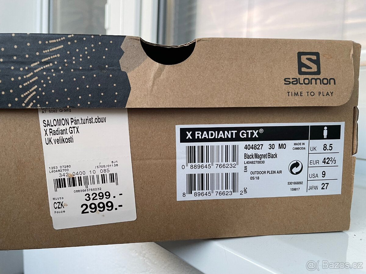 Salomon pánská outdoorová nepromokavá obuv X Radiant GTX - 7