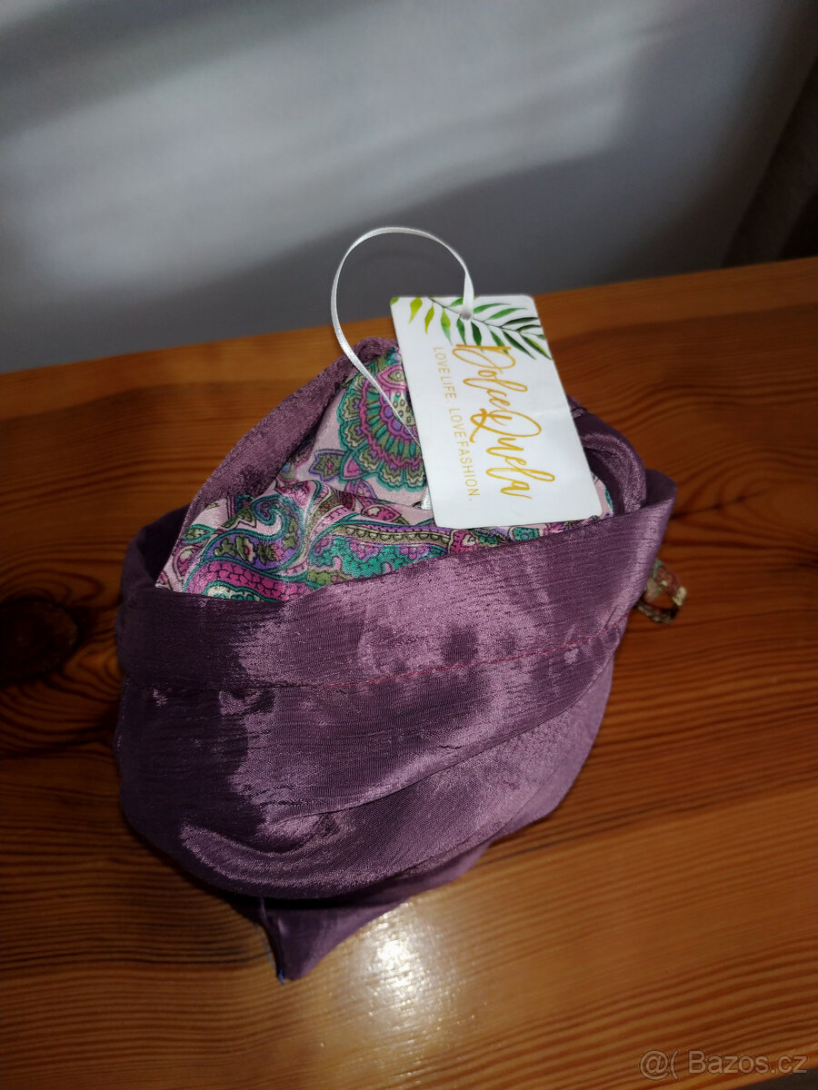 Letní hedvábné šaty Santorini Long, zn. Dolce Quela - Nové - 7