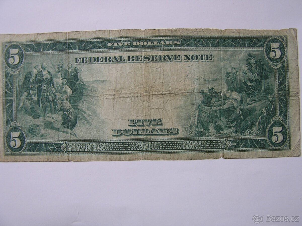 VZÁCNE USA DOLÁRE-SILVER CERTIFICATE_VELKÉ - 7