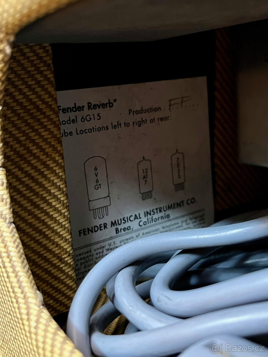 FENDER PR263 REVERB UNIT - VINTAGE 95´ - 7
