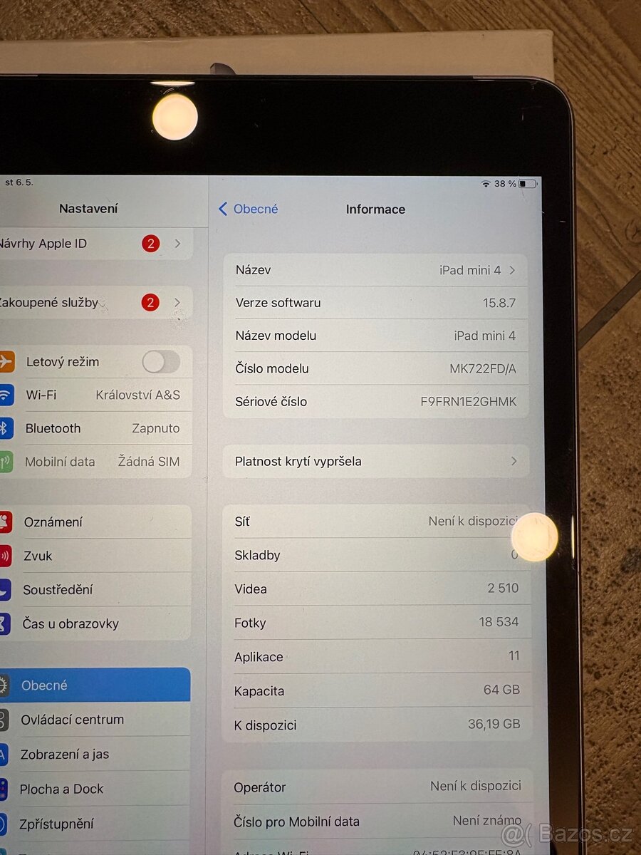 iPad mini 4 WIFI+ cellular 64gb - 7