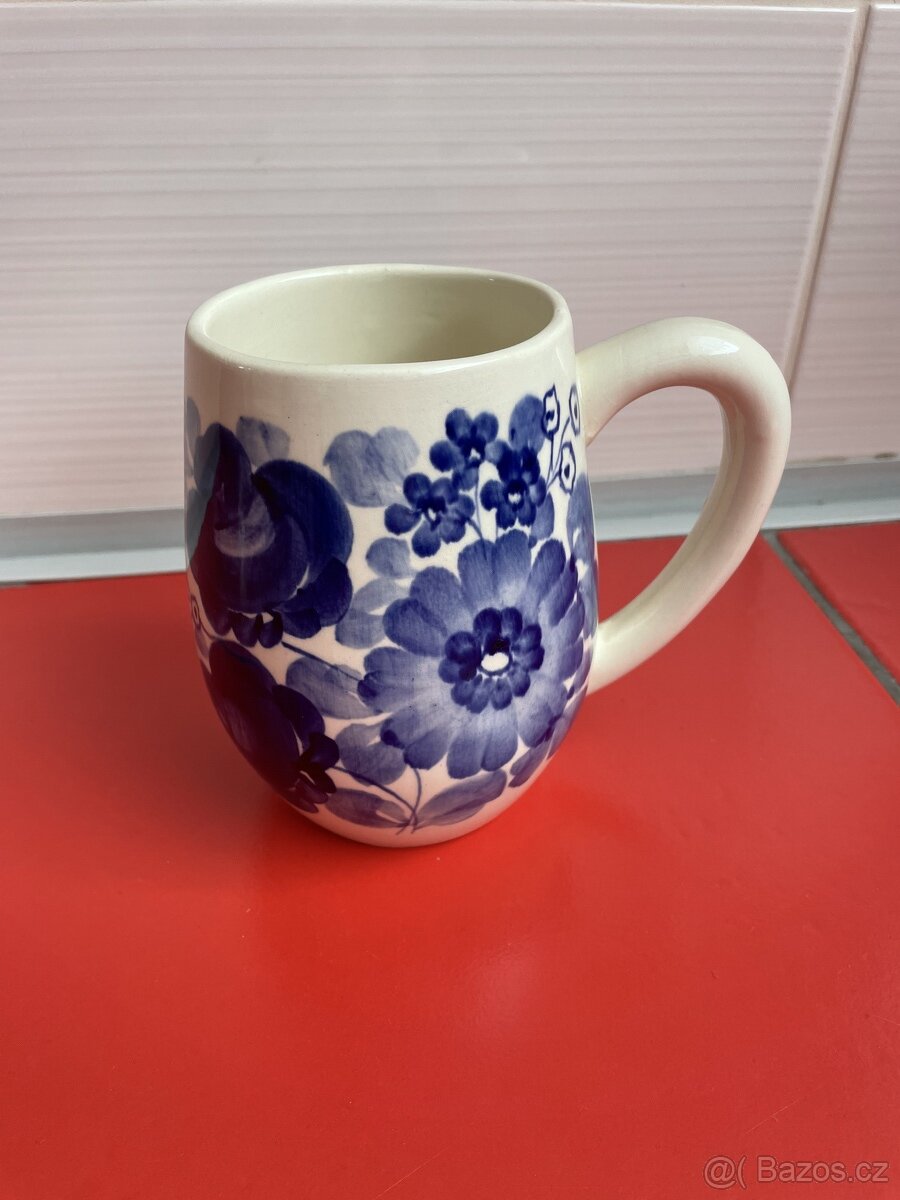 ručně malované keramické džbánky II cena za 1 kus - 7