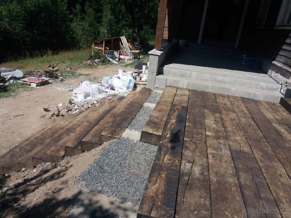 Prodám dřevěné železniční pražce AKCE NA DOPRAVU - 7