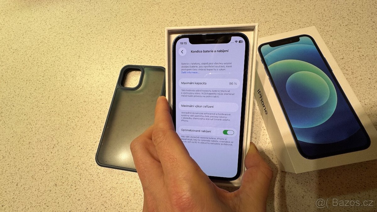 IPhone 12mini 68gb tmavemodry, top stav, 86% - 7