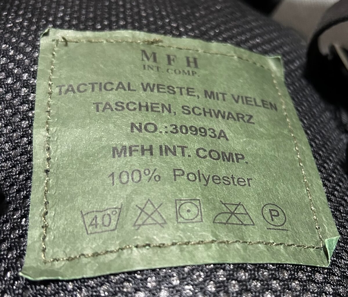 Taktická vesta tzv. velbloud zn. MFH - 7