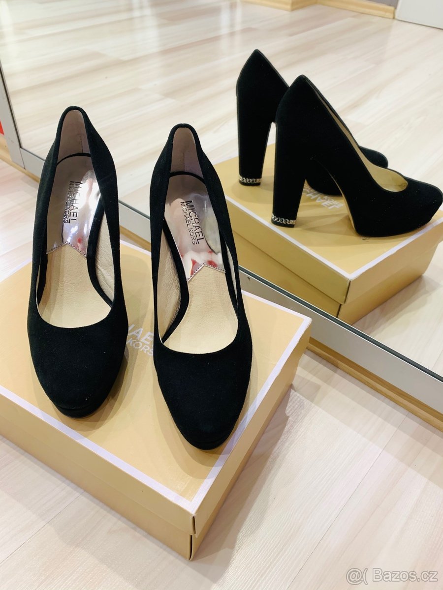 Dámské černé lodičky Michael Kors - 7
