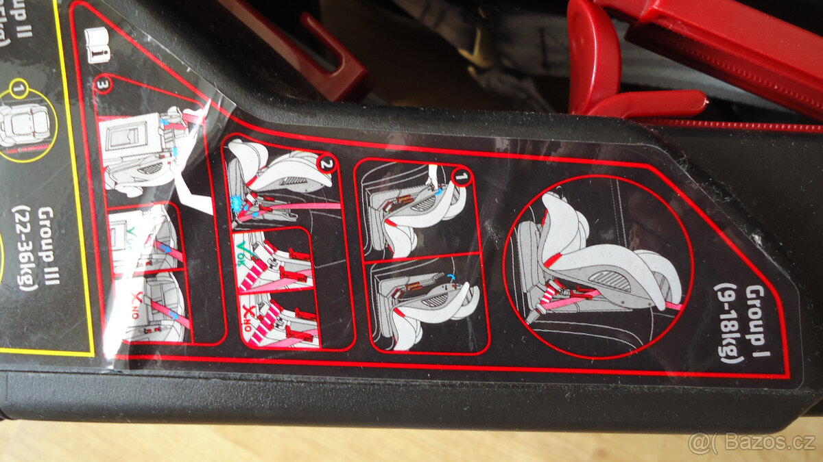 Autosedačka Kappa 9 až 36 kg - 7