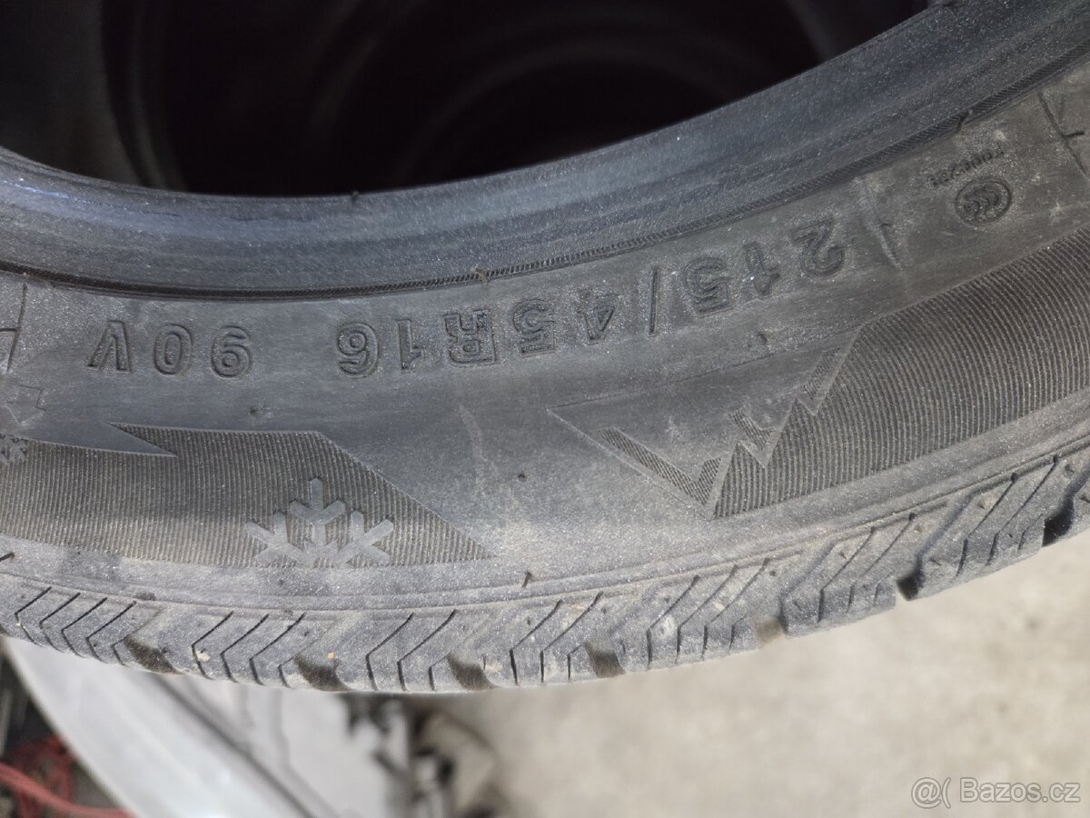 215/45 R16 zimní pneu sada - 7