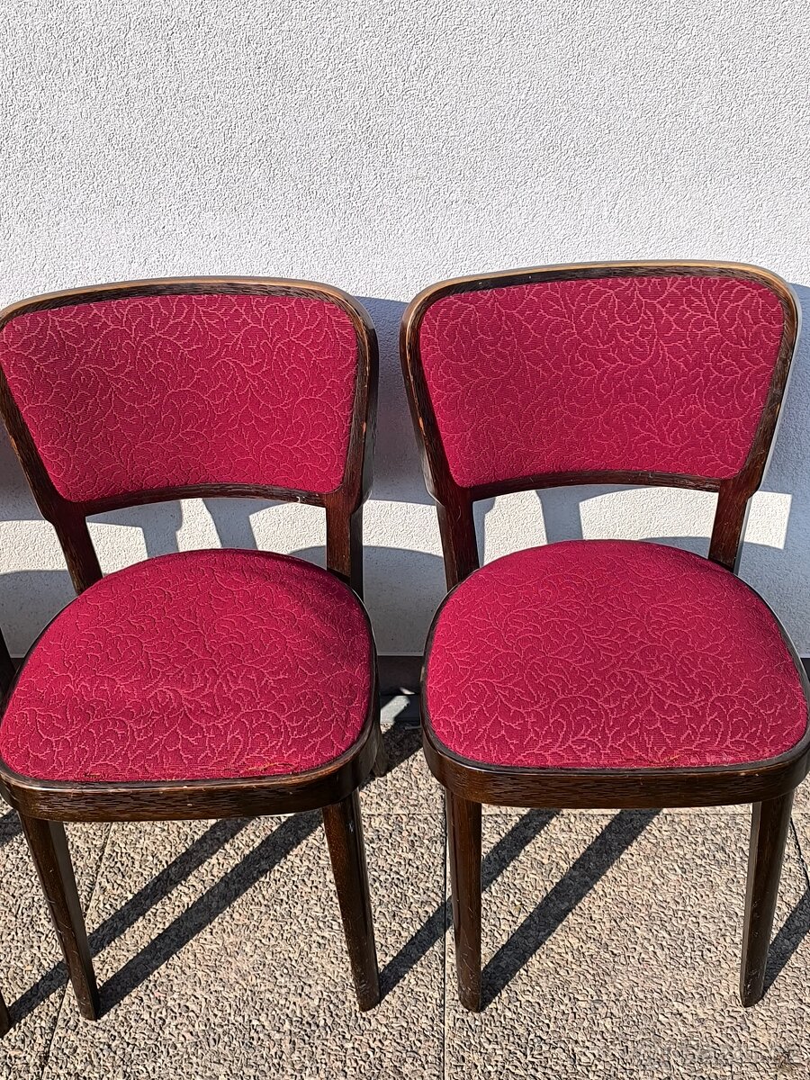 Prodám dřevěné jídelní židle THONET - 7