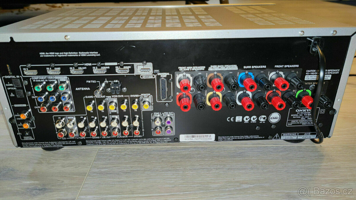 Onkyo TX-SR607 HDMI 7.2 x 140W AV Rec 2 Zóny, DO, návod, kal - 7