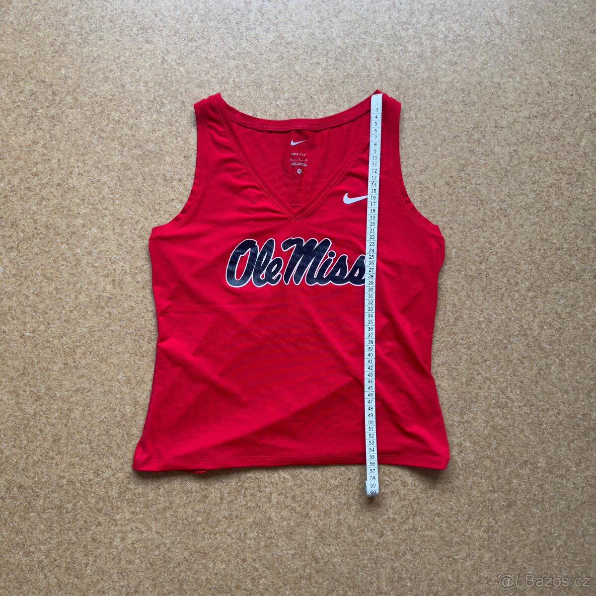 Nike červené tílko Ole Miss - 7