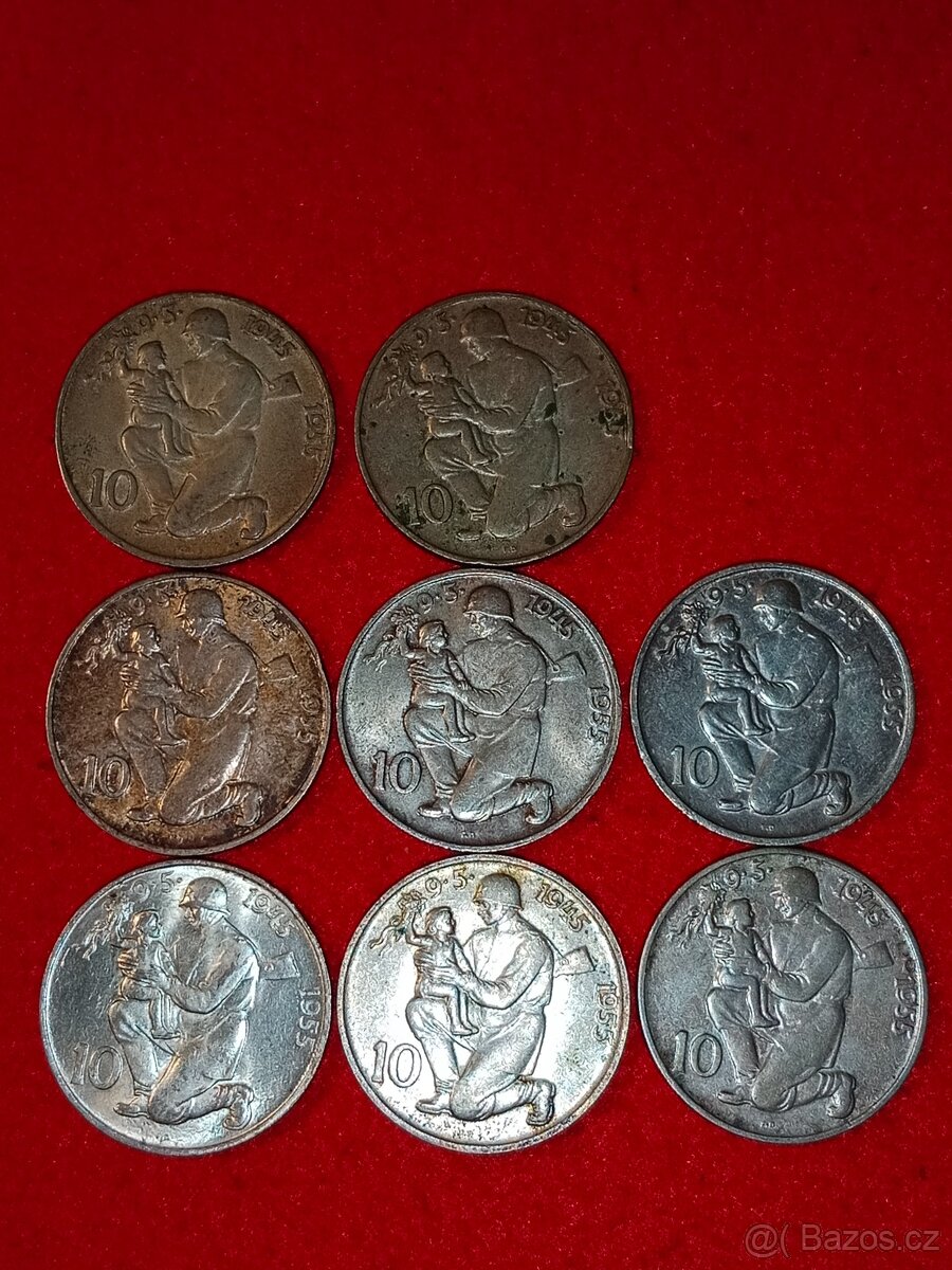 Československé stříbrné mince 194 ks - pouze komplet - 7