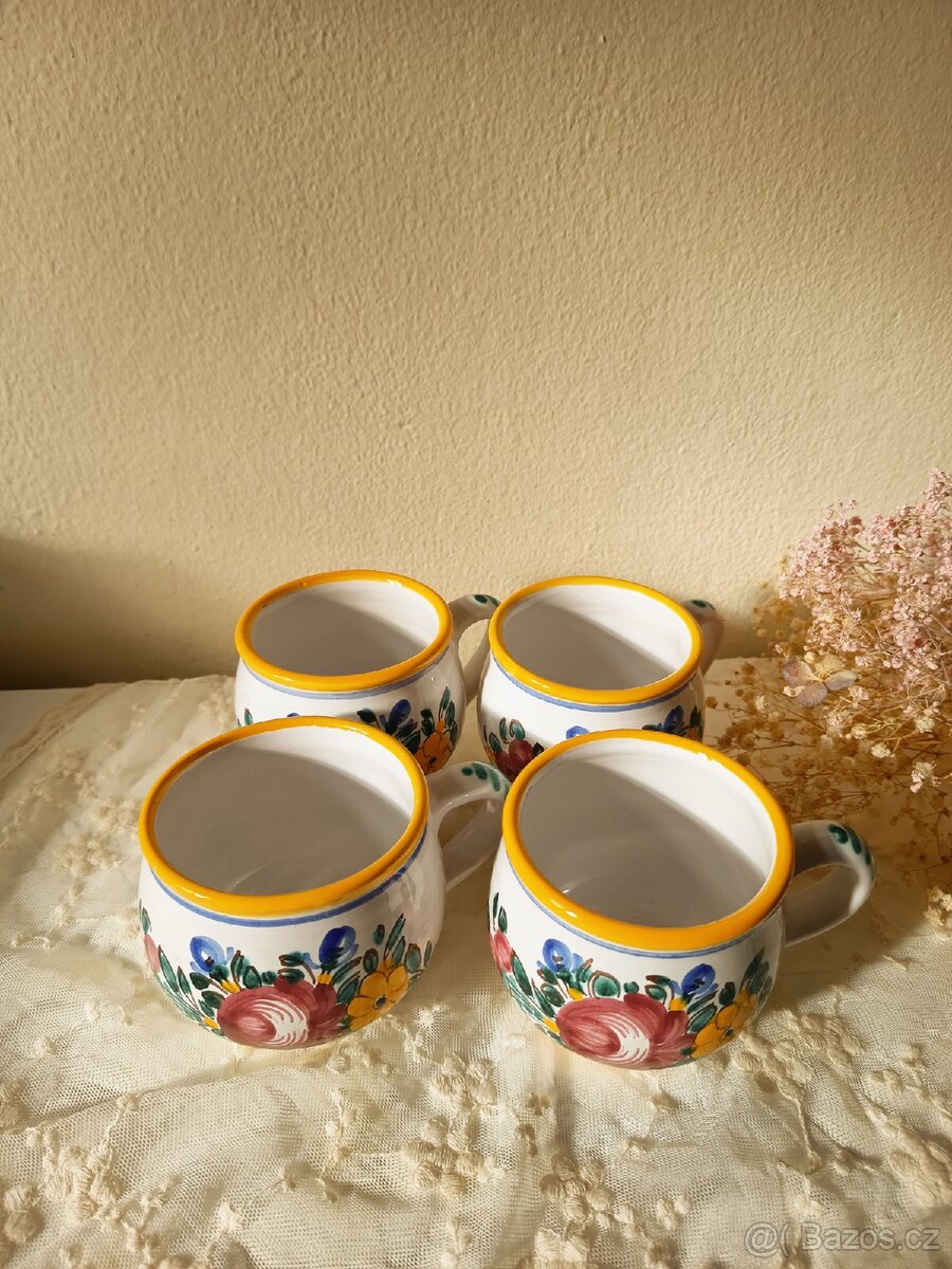 Sada čtyř hrníčků – Tupeská keramika🧡 - 7