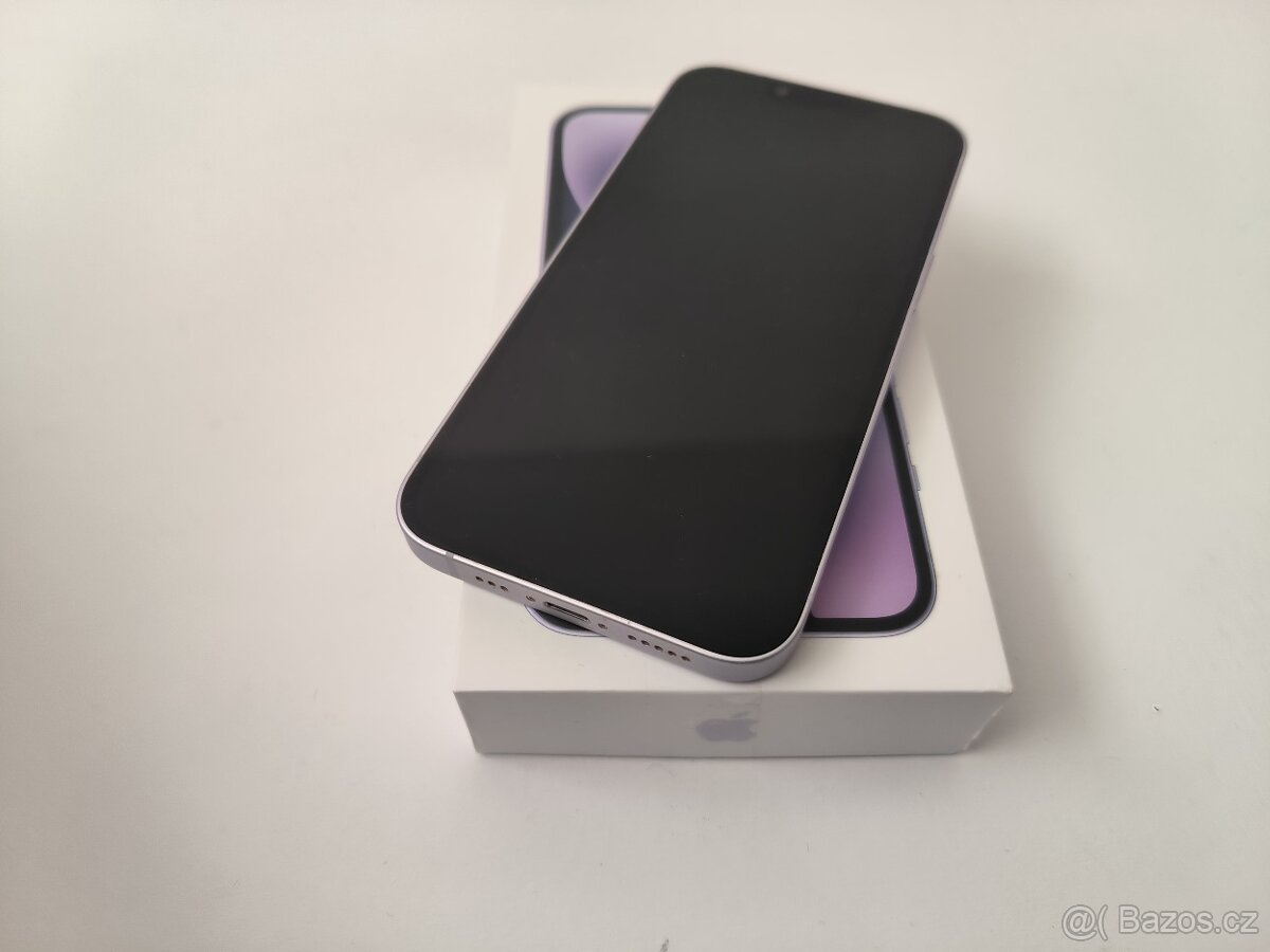 apple iphone 14 128gb Purple / Batéria 100% - 7