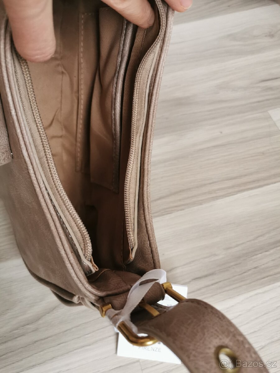 Béžová kabelka Phil S.R.L. Firenze - 7