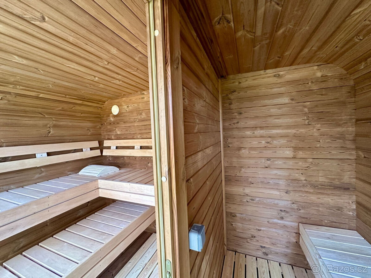 Sauna, venkovní finská sauna Marivox - 7