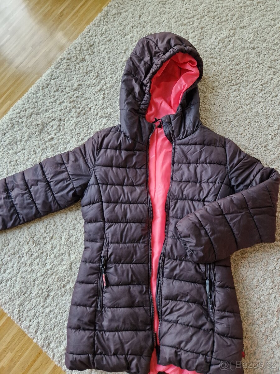 Zimní podzimní bunda, křivák vel.128 - 7