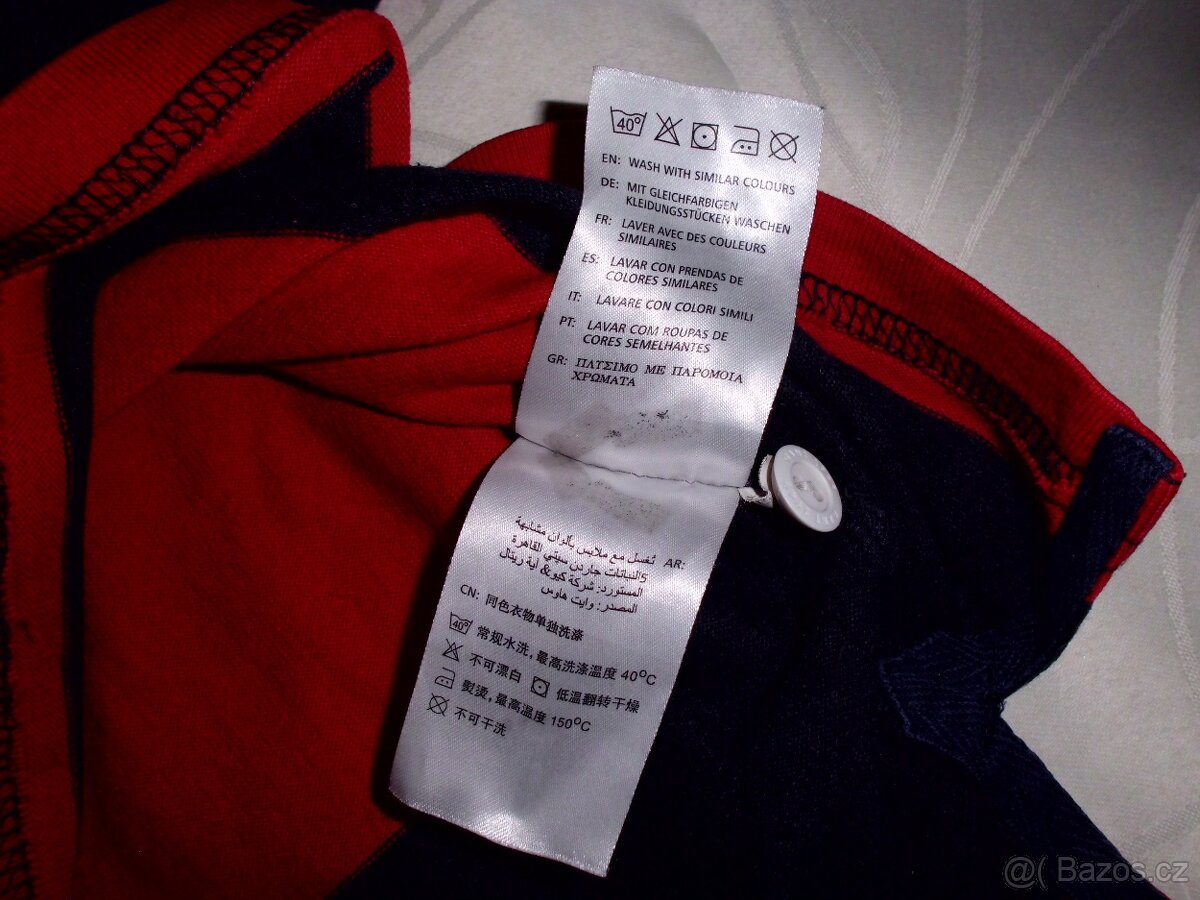 Gant pánske-chlapčenské slim polo tričko S - 7