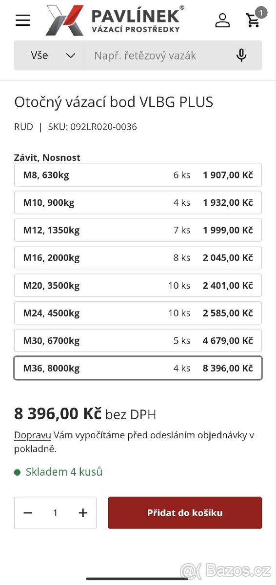 Otočný vázací bod - 7