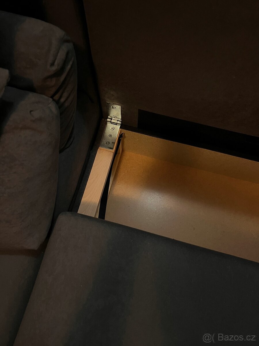 Rozkládací rohová pohovka - 7